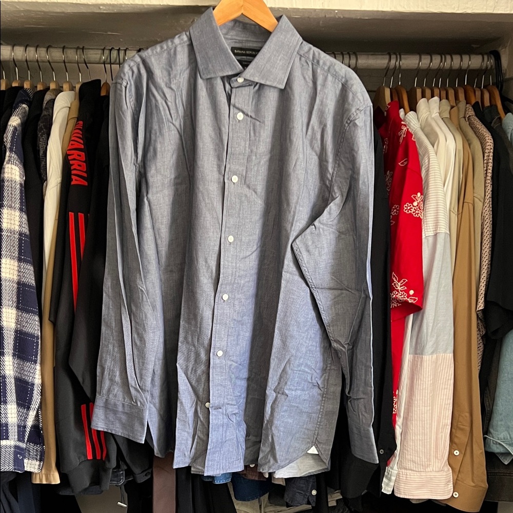 Banana Republic Cotton Cashmere Dress Shirt